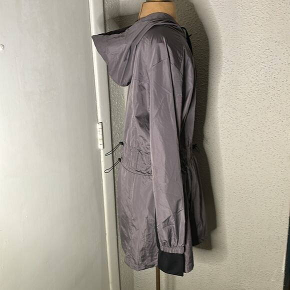 APANA Gray/Black Jetstream Anorak Jacket L Sportswear Gorpcore Athleisure Sporty - Picture 4 of 12